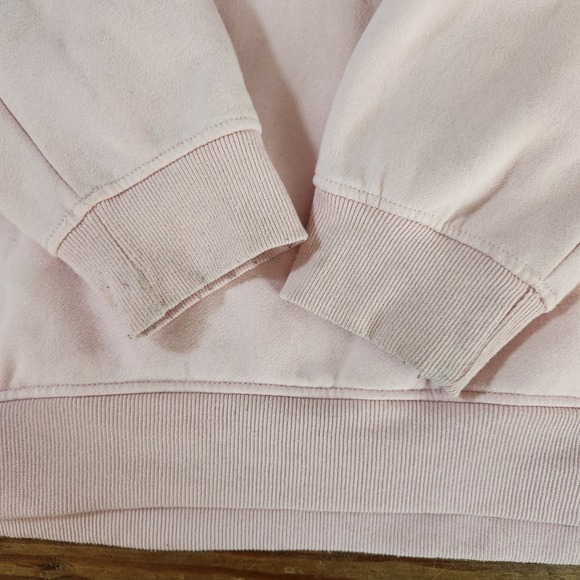 Milkmochabear Official Smooch & Snuggle Pink Fleece Hoodie Heavy Embroidered XXL - Picture 9 of 13